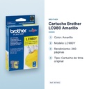 CARTUCHO BROTHER LC980 AMARILLO - características principales