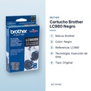 CARTUCHO BROTHER LC980 NEGRO  - características principales