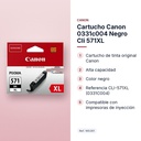 CARTUCHO CANON 0331C004 NEGRO CLI 571XL - características principales
