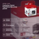 CARTUCHO CANON PGI2500XL BK/C/M/Y PACK4 - resumen de atributos