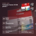 CARTUCHO CANON 37/38 PACK2 * - resumen de atributos
