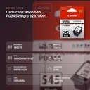 CARTUCHO CANON 545 PG545 NEGRO 8287B001 - resumen de atributos