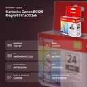CARTUCHO CANON BCI24 NEGRO 6881A002AB - resumen de atributos