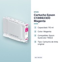 CARTUCHO EPSON C13T692300 MAGENTA - características principales