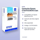 CARTUCHO EPSON C13T70124010 CIAN - características principales