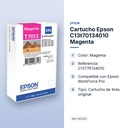 CARTUCHO EPSON C13T70134010 MAGENTA - características principales