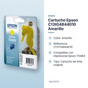 CARTUCHO EPSON C13T04844010 AMARILLO  - características principales