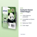 CARTUCHO EPSON T0501 NEGRO - características principales