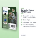 CARTUCHO EPSON T0791 NEGRO - características principales