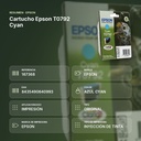 CARTUCHO EPSON T0792 CYAN - resumen de atributos