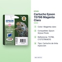 CARTUCHO EPSON T0796 MAGENTA CLARO - características principales