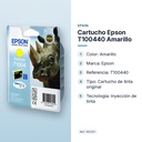 CARTUCHO EPSON T100440 AMARILLO - características principales