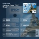 CARTUCHO EPSON T7021 NEGRO  * - resumen de atributos
