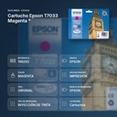 CARTUCHO EPSON T7033 MAGENTA * - resumen de atributos
