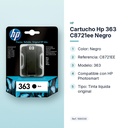 CARTUCHO HP 363 C8721EE NEGRO - características principales
