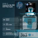 CARTUCHO HP 363 C8771EE CYAN - resumen de atributos