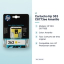 CARTUCHO HP 363 C8773EE AMARILLO - características principales