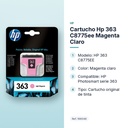 CARTUCHO HP 363 C8775EE MAGENTA CLARO - características principales