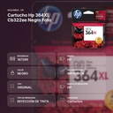 CARTUCHO HP 364XL CB322EE NEGRO FOTO - resumen de atributos
