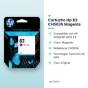 CARTUCHO HP 82 CH567A MAGENTA - características principales