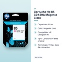 CARTUCHO HP 85 C9429A MAGENTA CLARO - características principales