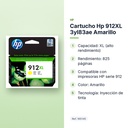 CARTUCHO HP 912XL 3YL83AE AMARILLO - características principales