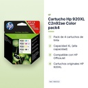 CARTUCHO HP 920XL C2N92AE COLOR PACK4 - características principales