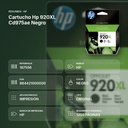 CARTUCHO HP 920XL CD975AE NEGRO - resumen de atributos