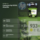 CARTUCHO HP 933XL AMARILLO - resumen de atributos