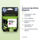 CARTUCHO HP 933XL MAGENTA - características principales