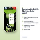 CARTUCHO HP 940XL C2N93AE COLOR PACK4 - características principales
