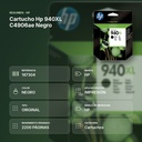 CARTUCHO HP 940XL C4906AE NEGRO - resumen de atributos