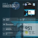 CARTUCHO HP 951 CN052AE AMARILLO - resumen de atributos