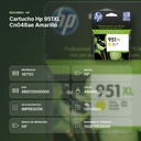 CARTUCHO HP 951XL CN048AE AMARILLO - resumen de atributos