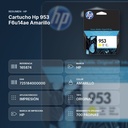 CARTUCHO HP 953 F6U14AE AMARILLO - resumen de atributos