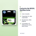 CARTUCHO HP 963XL 3JA29AE AMAR - características principales