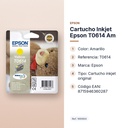 CARTUCHO INKJET EPSON T0614 AM - características principales