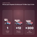 PINZAS PARA PAPELES ERICHKRAUSE® 19 MM CAJA 12 UDS - formato de venta: paquete de 12, caja de 300