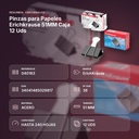 PINZAS PARA PAPELES ERICHKRAUSE 51MM CAJA 12 UDS - resumen de atributos