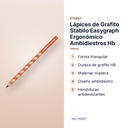 LÁPICES DE GRAFITO STABILO EASYGRAPH ERGONÓMICO AMBIDIESTROS HB - características principales
