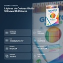 LÁPICES DE COLORES GIOTTO STILNOVO 36 COLORES - resumen de atributos