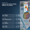 LÁPICES DE COLORES GIOTTO STILNOVO 12 COLORES - resumen de atributos