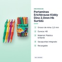 PORTAMINAS ERICHKRAUSE KIDDY DINO 2,0MM HB SURTIDO - características principales