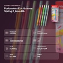 PORTAMINAS ERICHKRAUSE SPRING 0,7MM HB - resumen de atributos