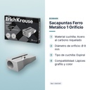 SACAPUNTAS FERRO METÁLICO 1 ORIFICIO - características principales