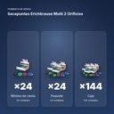 SACAPUNTAS ERICHKRAUSE MULTI 2 ORIFICIOS - formato de venta: paquete de 24, caja de 144, palé de 1440