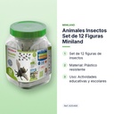 ANIMALES INSECTOS SET DE 12 FIGURAS MINILAND - características principales
