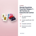 BARAJA ESPAÑOLA FOURNIER NAIPES 1 – 50 CARTAS EN ESTUCHE DE CARTON - características principales