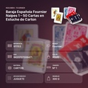 BARAJA ESPAÑOLA FOURNIER NAIPES 1 – 50 CARTAS EN ESTUCHE DE CARTON - resumen de atributos