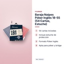BARAJA NAIPES PÓKER INGLÉS 18-55 (54 CARTAS, ESTUCHE) - características principales